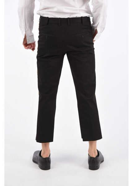 Pantaloni eleganti Neil Barrett Slim Fit Cropped Pants Black Barbati (BM 8391792) 2