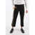 Neil Barrett Slim Fit Cropped Pants Black