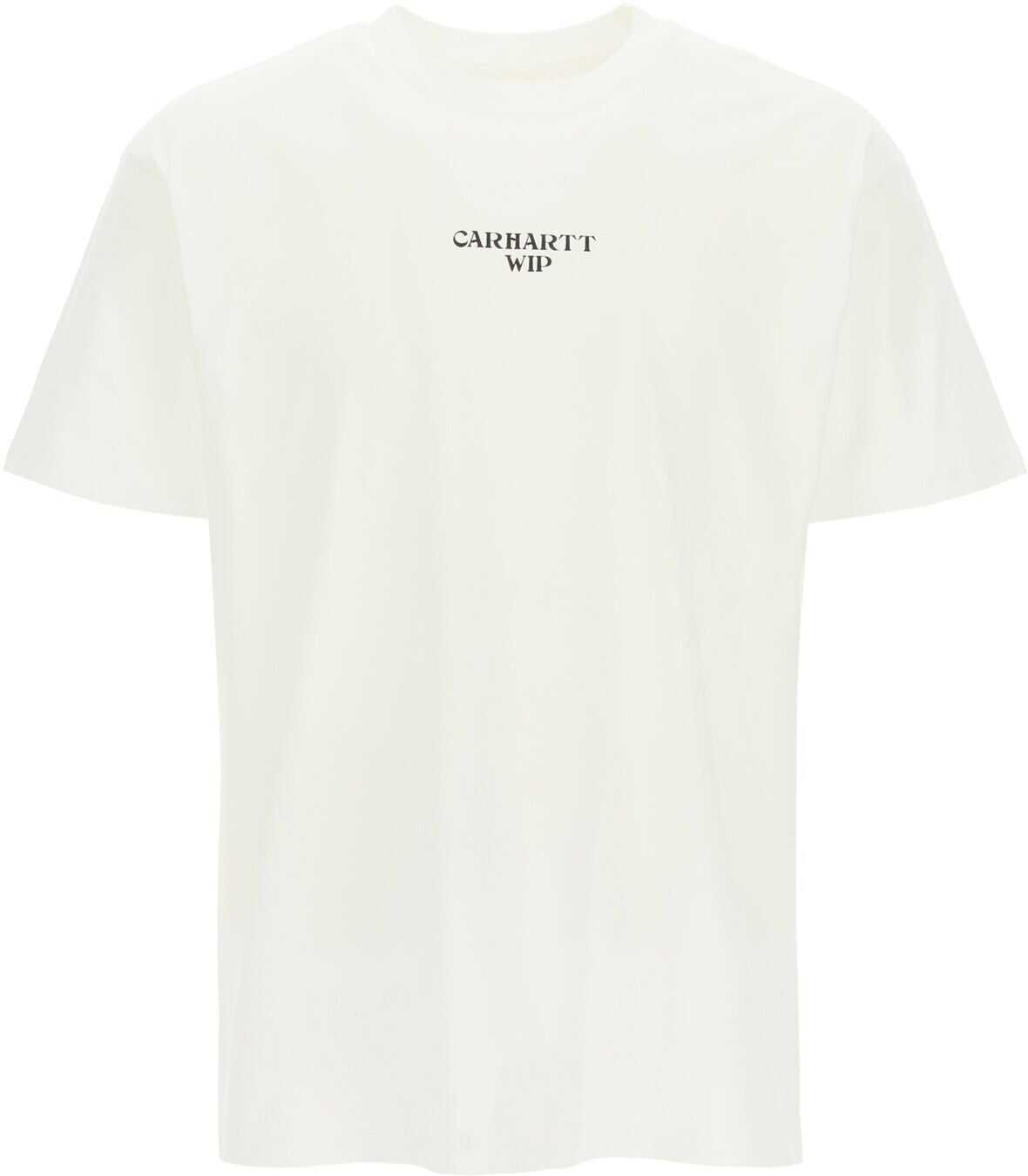 Carhartt Panic Print T-Shirt I029035 03 WHITE BLACK