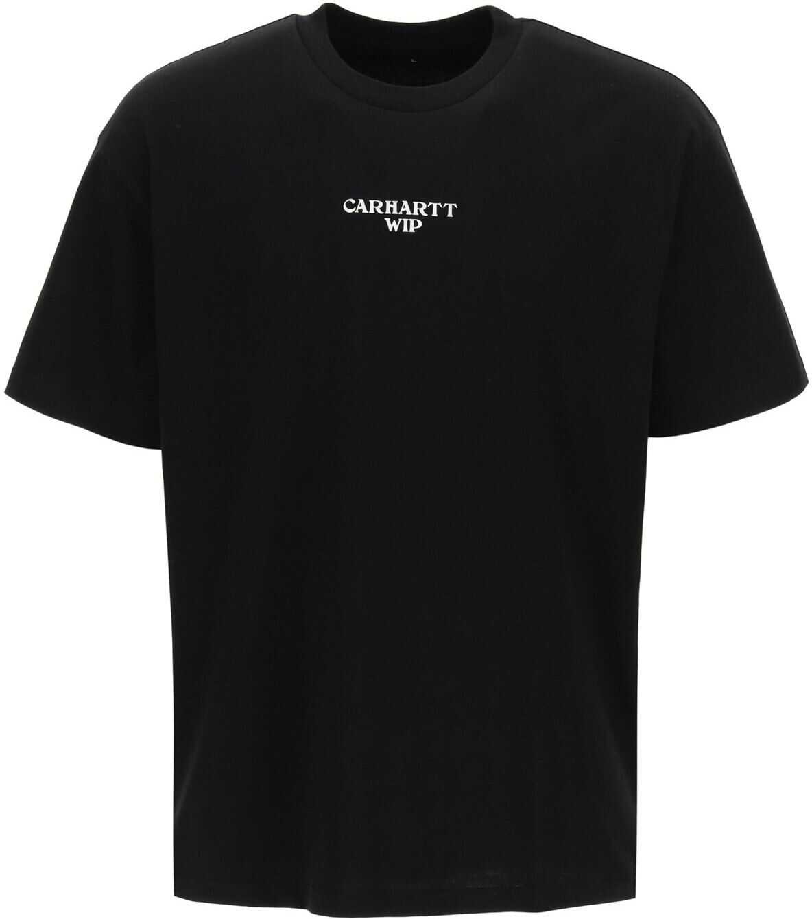Carhartt Panic Print T-Shirt I029035 03 BLACK WHITE
