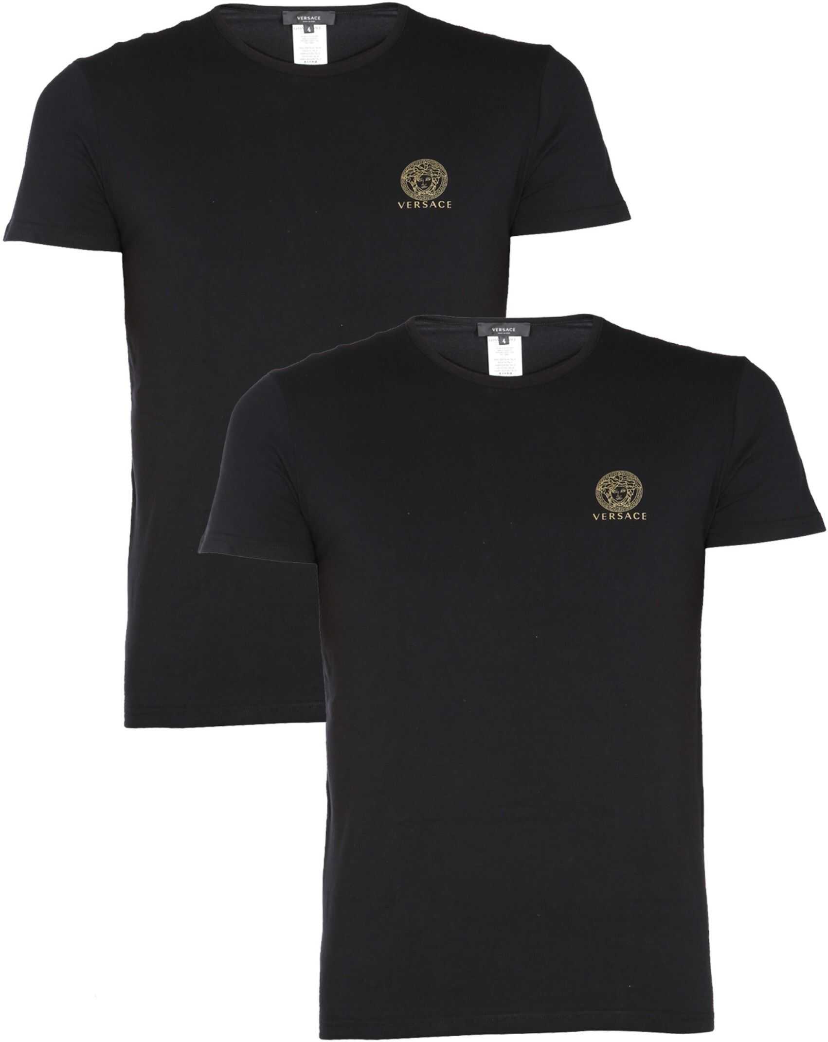 Versace Set Of Two T-Shirts AU10193_A232741A1008 BLACK