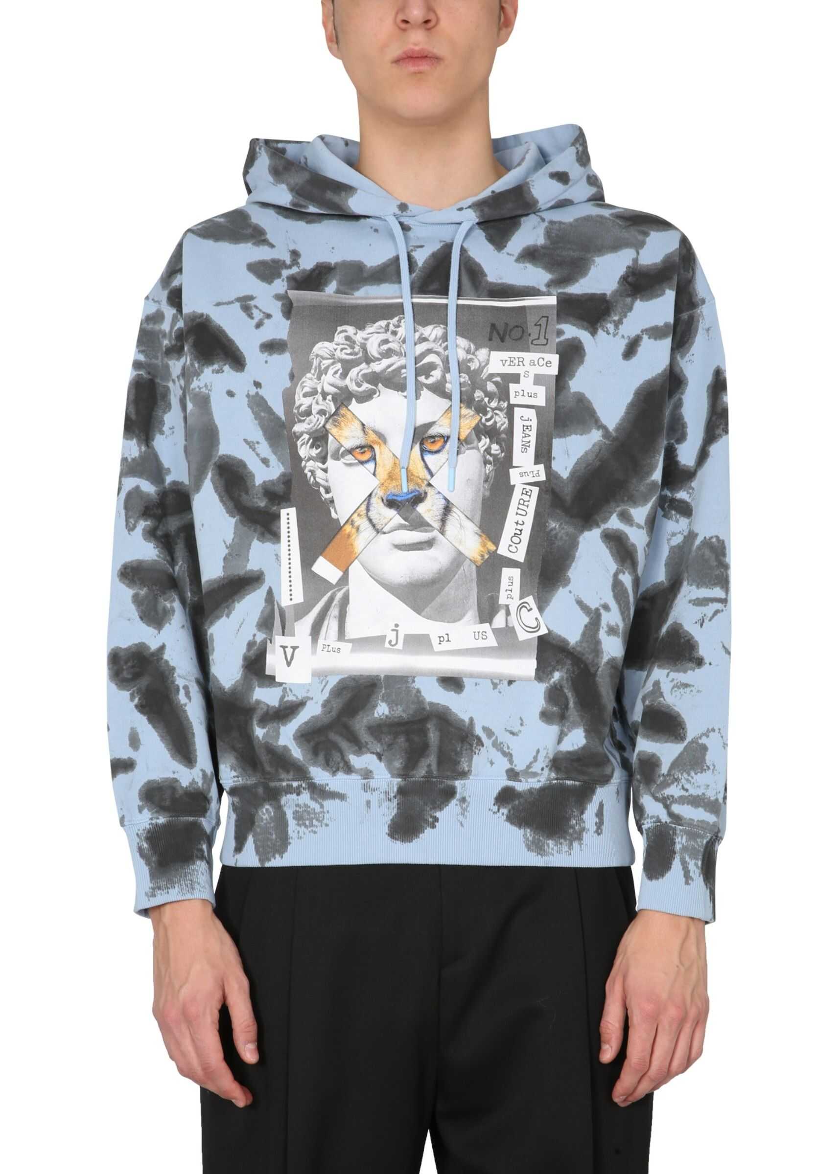Versace Jeans Couture Hey Reilly Capsule Collection Sweatshirt B7GWA7VE_30443O24 BABY BLUE