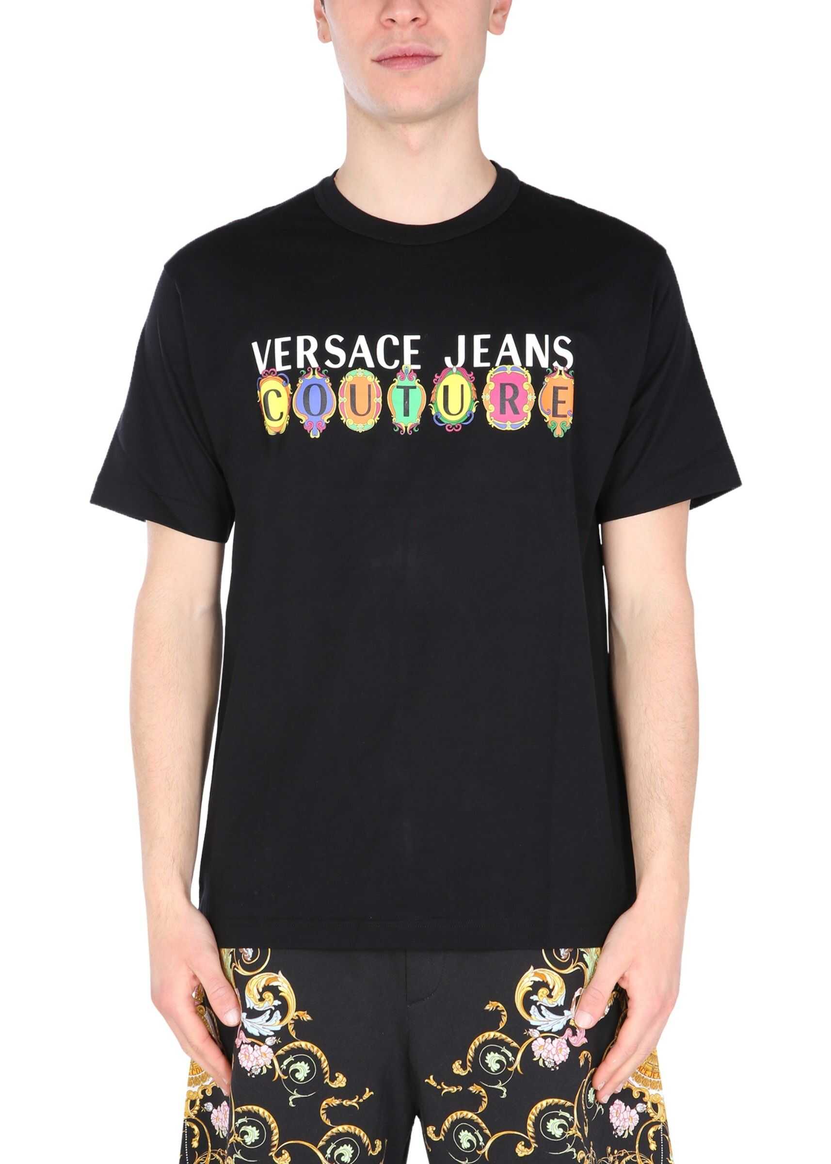 Versace Jeans Couture Crew Neck T-Shirt B3GWA7PA_30457899 BLACK