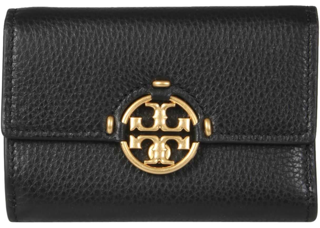 Tory Burch Medium Wallet Miller Flap 79393_001 BLACK