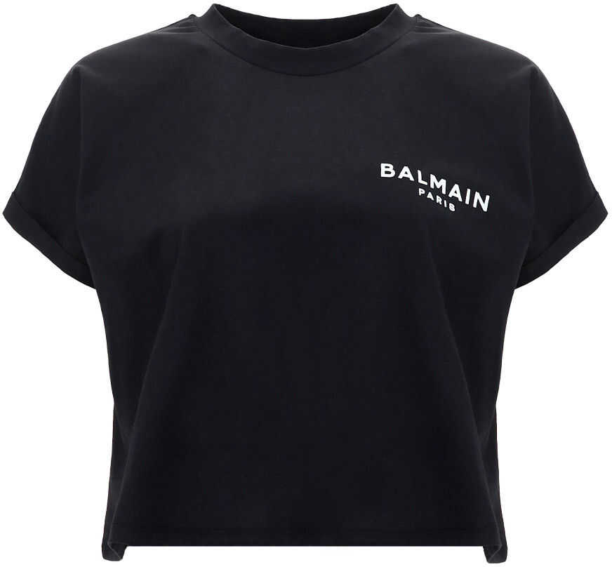 Balmain T-Shirt VF11370B013 NOIR/BLANC