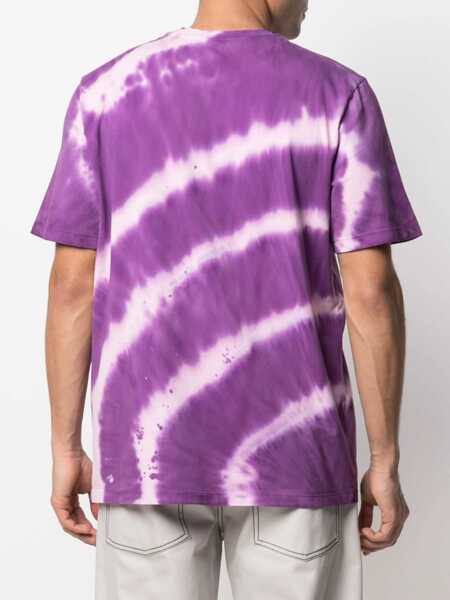Tricouri MSGM Crew Neck T-Shirt LILAC Barbati (BM 8394051) 4