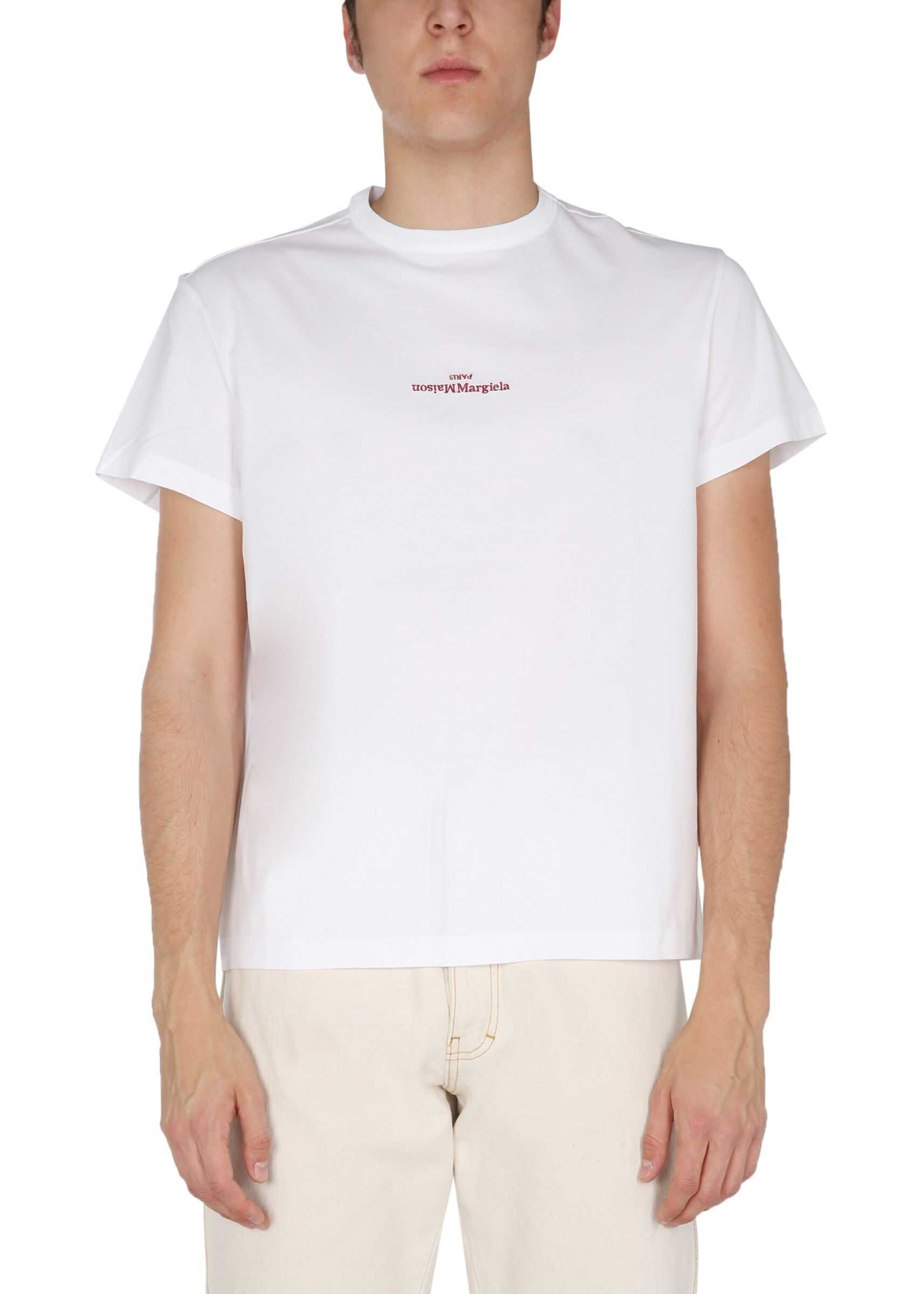 Maison Margiela Crew Neck T-Shirt S30GC0701_S22816100 WHITE