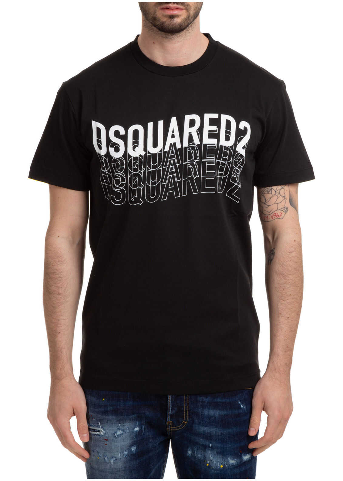 DSQUARED2 Neckline Jumper S74GD0829S22427900 Black