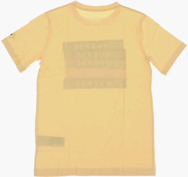 Tricouri Converse T-Shirt Logo Print Yellow Baieti (BM 8396481) 3