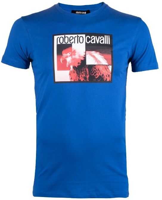 Roberto Cavalli T-Shirt HST68DA Albastru