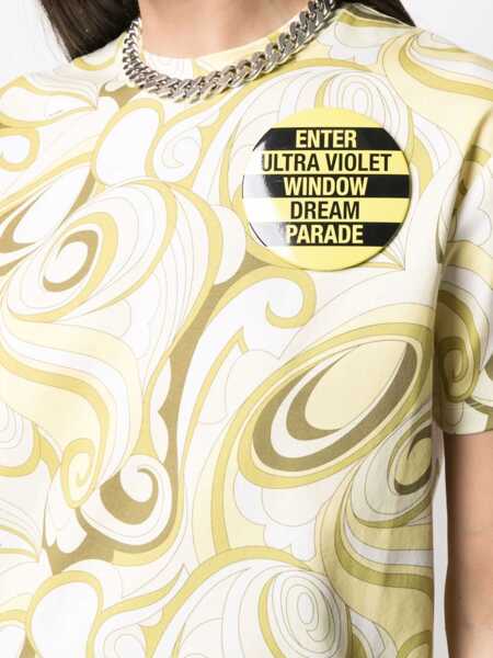 Tricouri Raf Simons Crew Neck T-Shirt YELLOW Femei (BM 8401305) 5