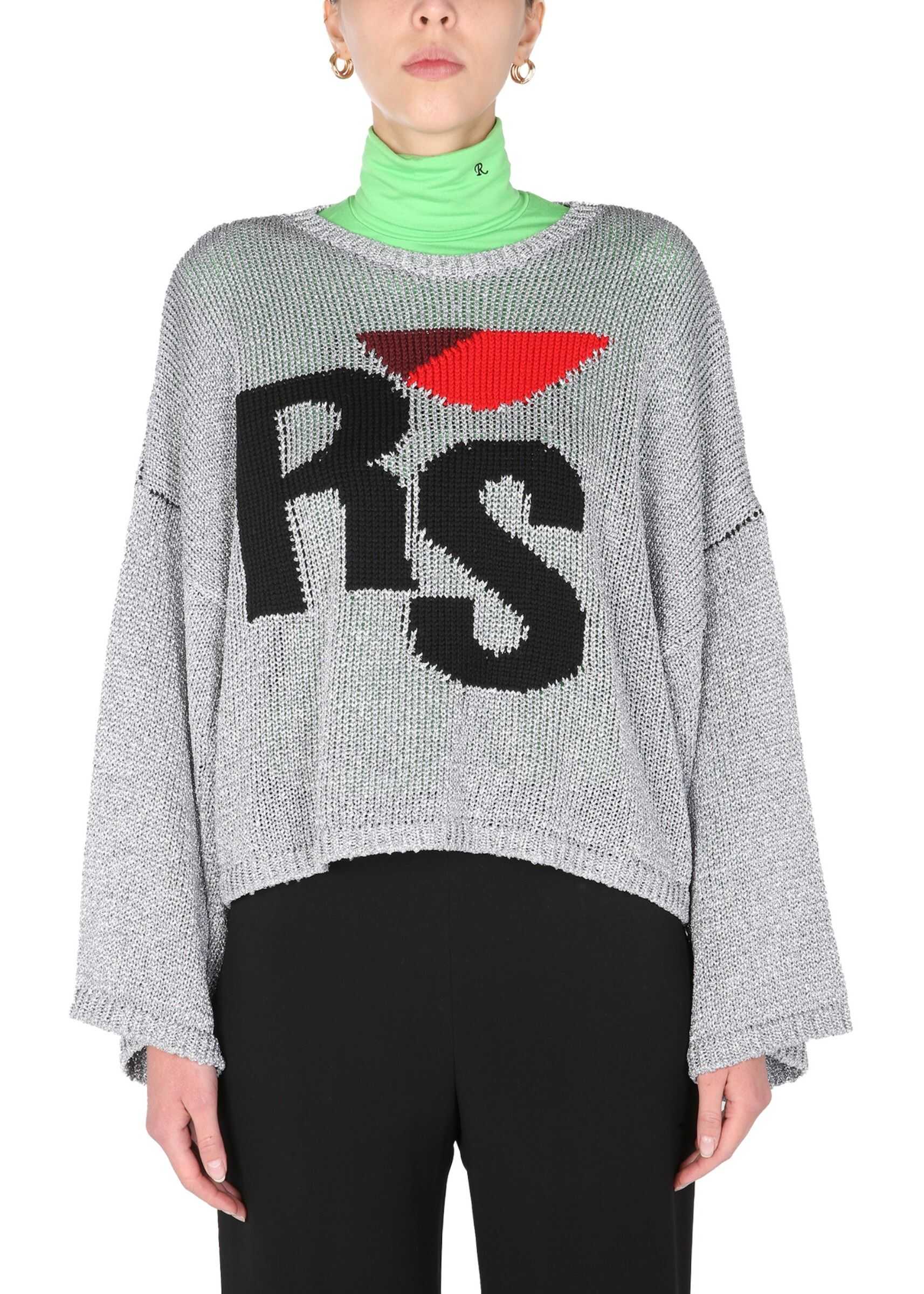 Raf Simons Round Neck Sweater 211-849_500020082 SILVER