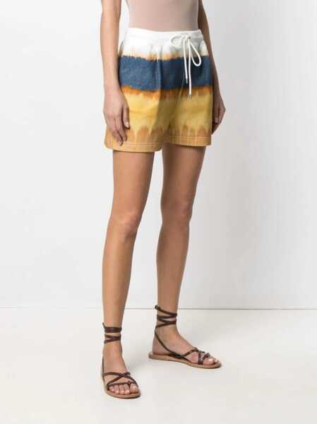 Pantaloni scurti Alberta Ferretti Cotton Shorts YELLOW Femei (BM 8401479) 3