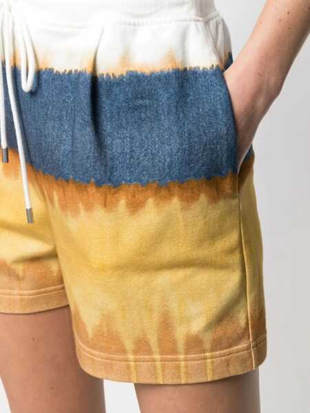 Pantaloni scurti Alberta Ferretti Cotton Shorts YELLOW Femei (BM 8401479) 5