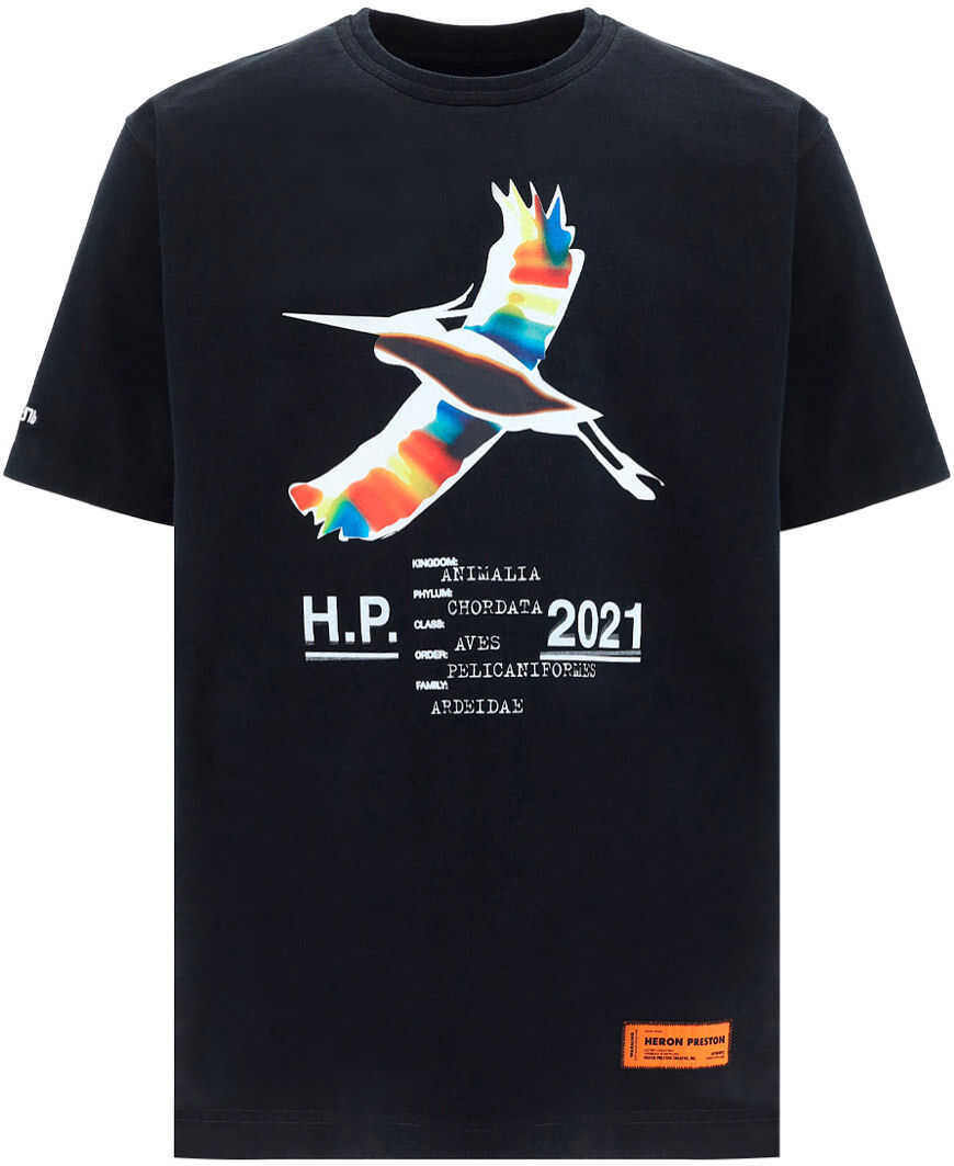 Heron Preston T-Shirt HMAA026S21JER002 BLACK WHITE