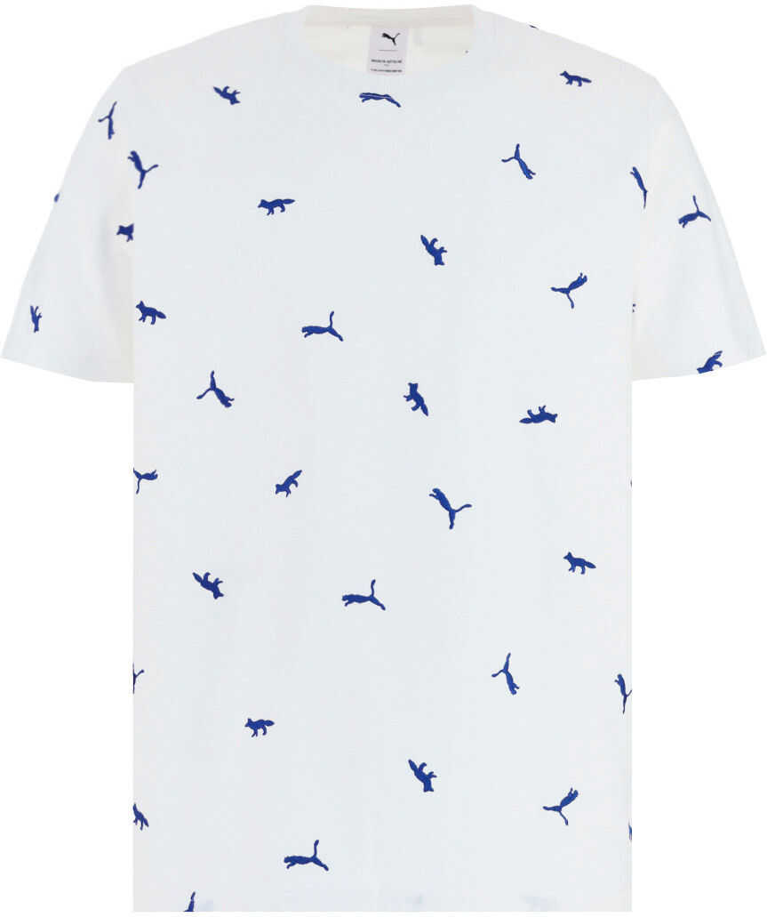 PUMA x Maison Kitsune T-Shirt 53043602 PUMA WHITE AOP