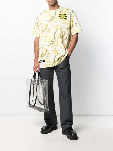 Tricouri Raf Simons Crew Neck T-Shirt YELLOW Barbati (BM 8404785) 2