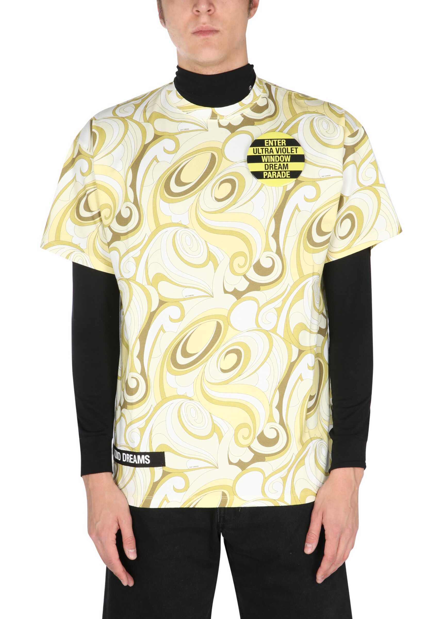 Raf Simons Crew Neck T-Shirt YELLOW