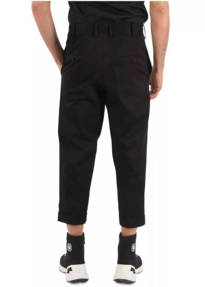 Pantaloni casual Neil Barrett Low Rise Piping Pants Black Barbati (BM 8405829) 2