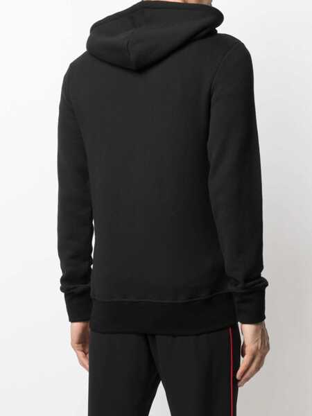 Hanorace Alexander McQueen Hooded Sweatshirt With Zip BLACK Barbati (BM 8405988) 4