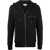 Alexander McQueen Hooded Sweatshirt With Zip BLACK