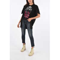 Tricouri Diesel Dama - Tricouri Diesel Deconstructed Amelia T-Shirt Black Femei (BM 8406171) - B-mall.ro
