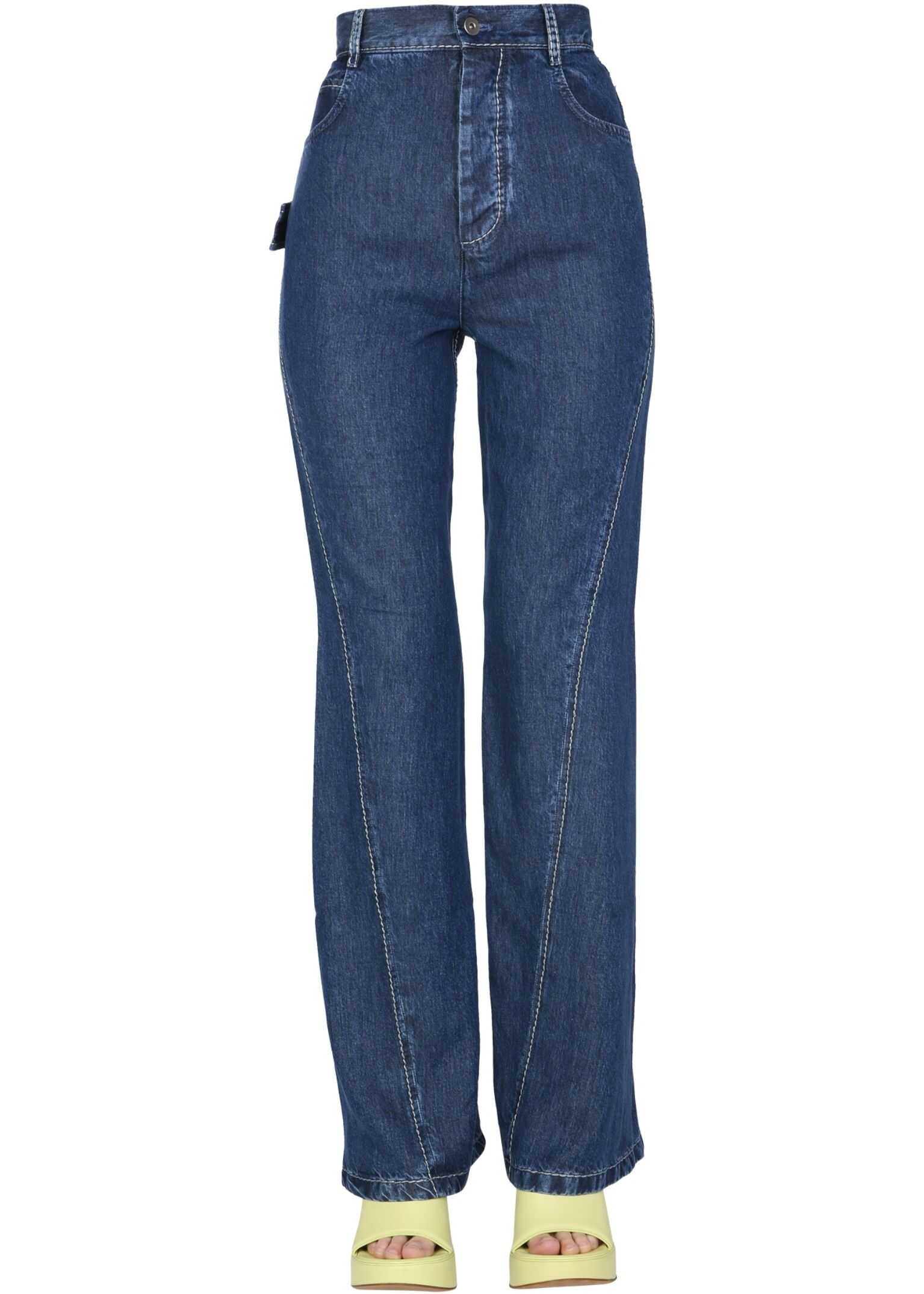 Bottega Veneta Flared Jeans 654286_V0SH04600 BLUE