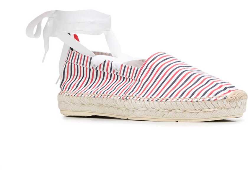 Espadrile Thom Browne Seersucker Cotton Espadrilles MULTICOLOUR Femei (BM 8409270) 2
