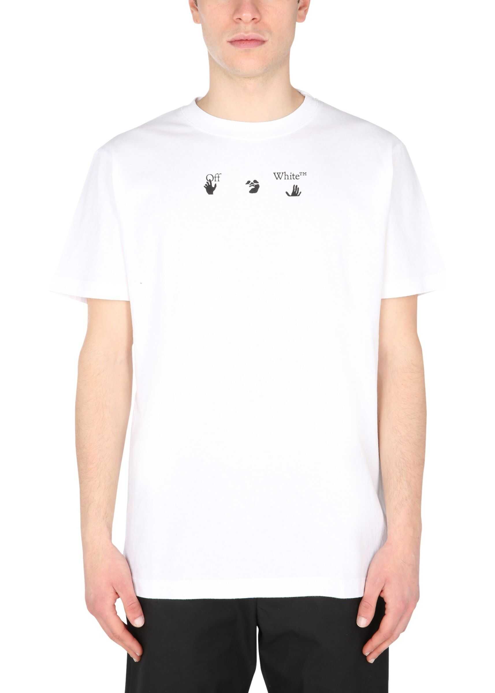 Off-White Crew Neck T-Shirt OMAA027_S21JER0070125 WHITE