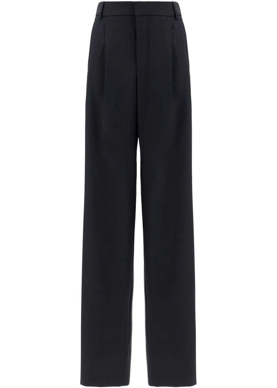 Saint Laurent Trousers 634975Y512W NERO