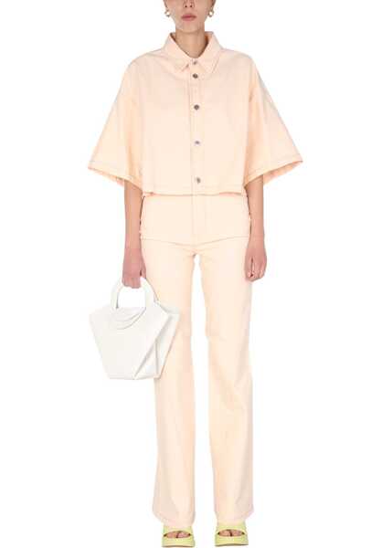 Blugi skinny Bottega Veneta Flared Jeans PINK Femei (BM 8411181) 2