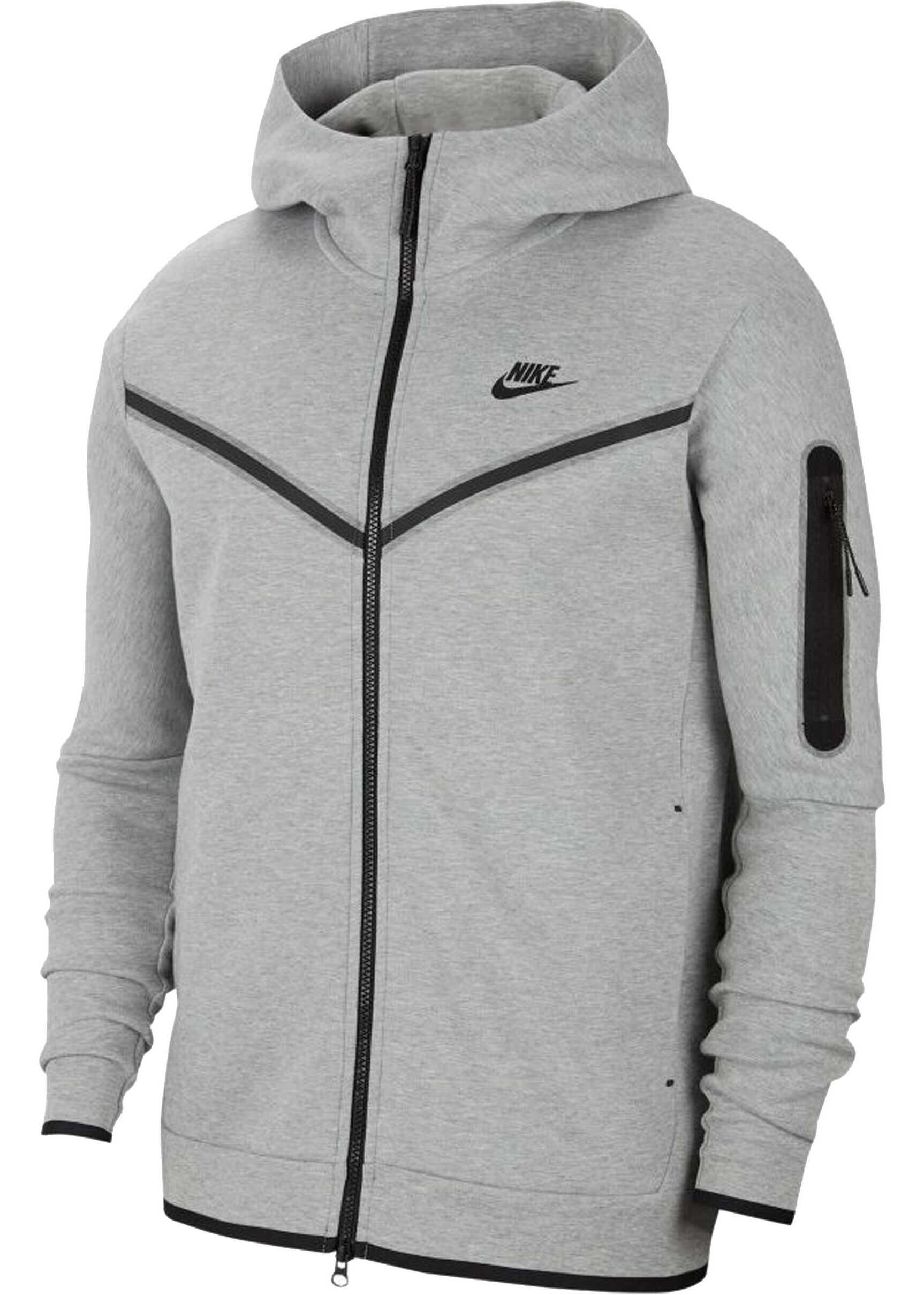 Nike Nsw Tech Fleece Hoodie Wr CU4489 Gray