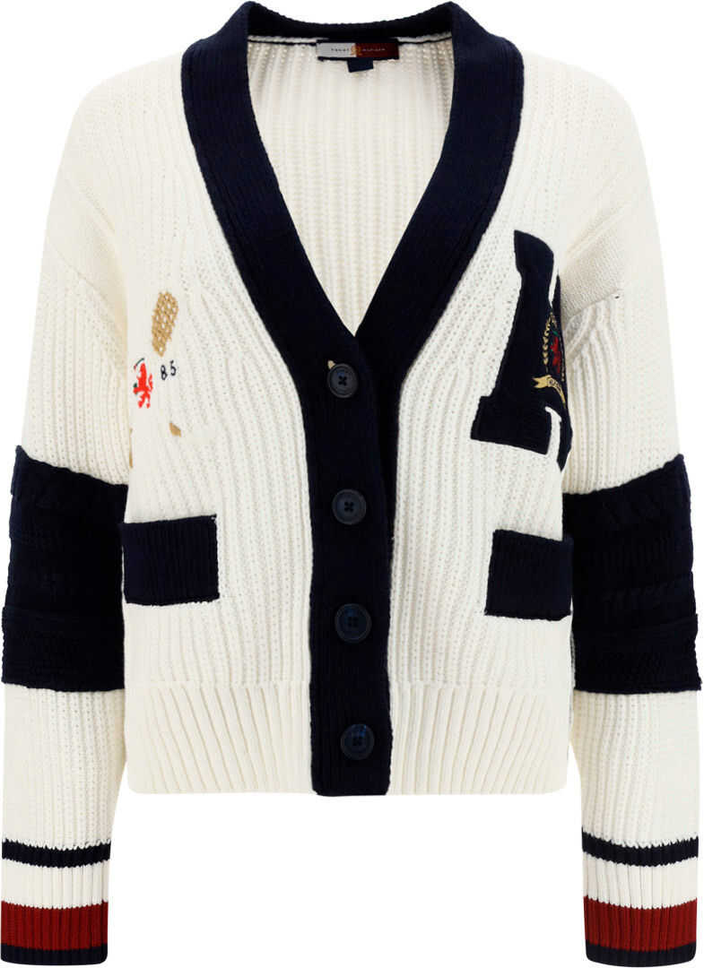 Tommy Hilfiger Cardigan WW0WW30935 ECRU