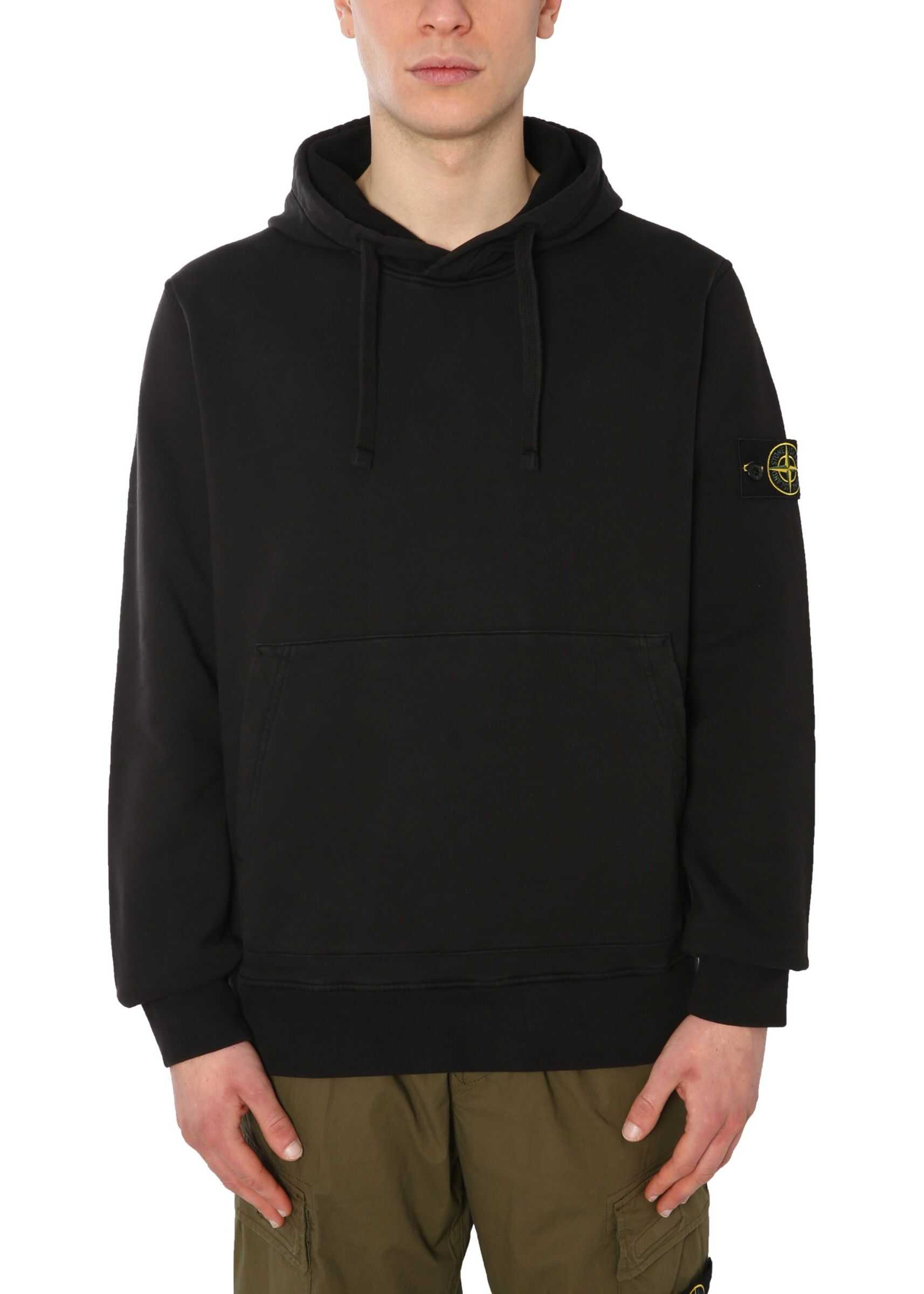 Stone Island Hoodie 741564151_V0029 BLACK