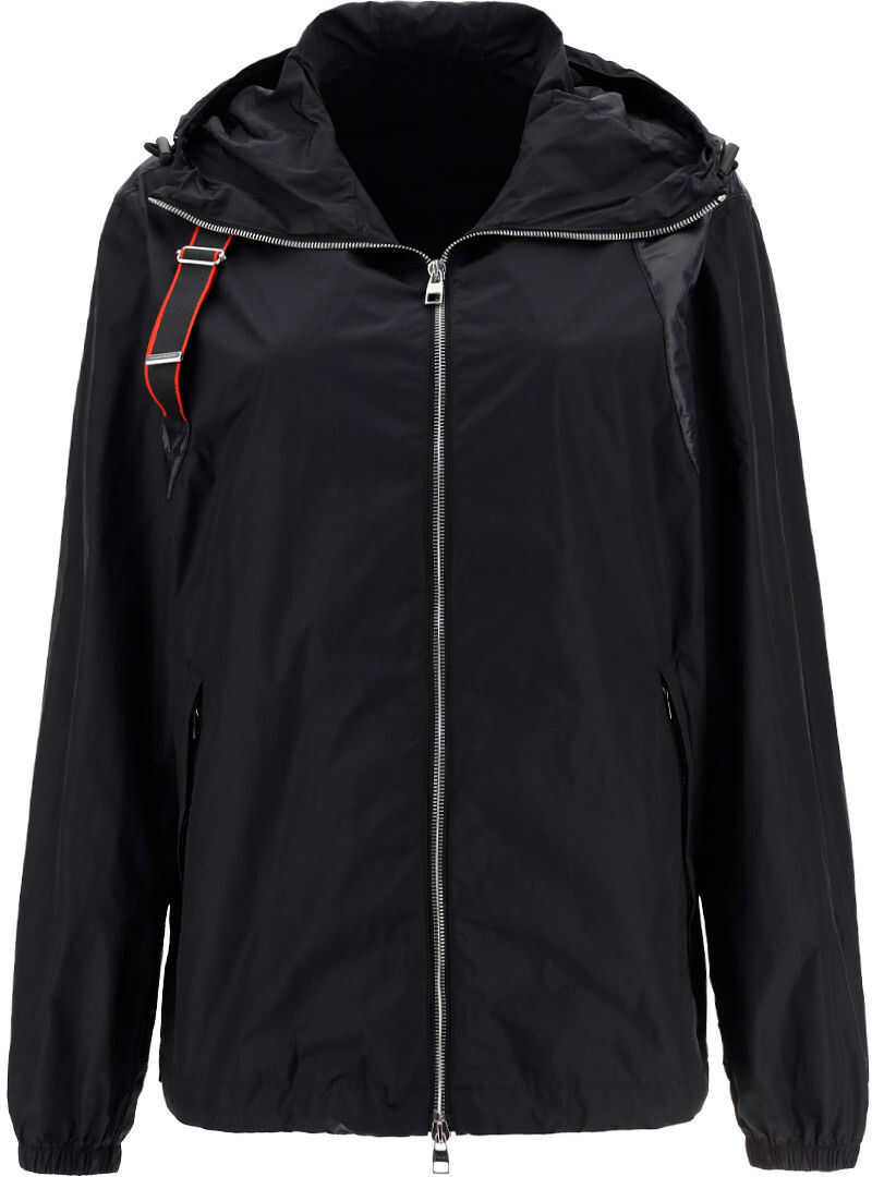 Alexander McQueen Windbreaker Jacket 662324QRR21 BLACK