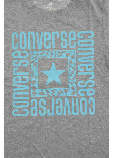 Tricouri Converse Printed T-Shirt Gray Baieti (BM 8417718) 2