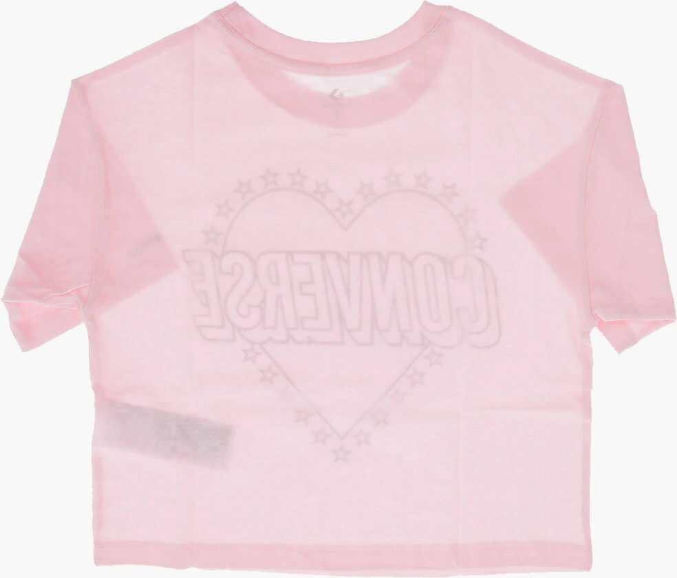 Tricouri Converse Printed T-Shirt Pink Baieti (BM 8417721) 2