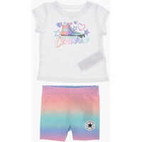 Tricouri Printed T-Shirt And Shorts Set Baieti