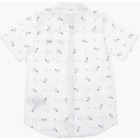 Camasi casual pentru Fete - Camasi casual Converse Printed Shirt White Fete (BM 8417967) - B-mall.ro