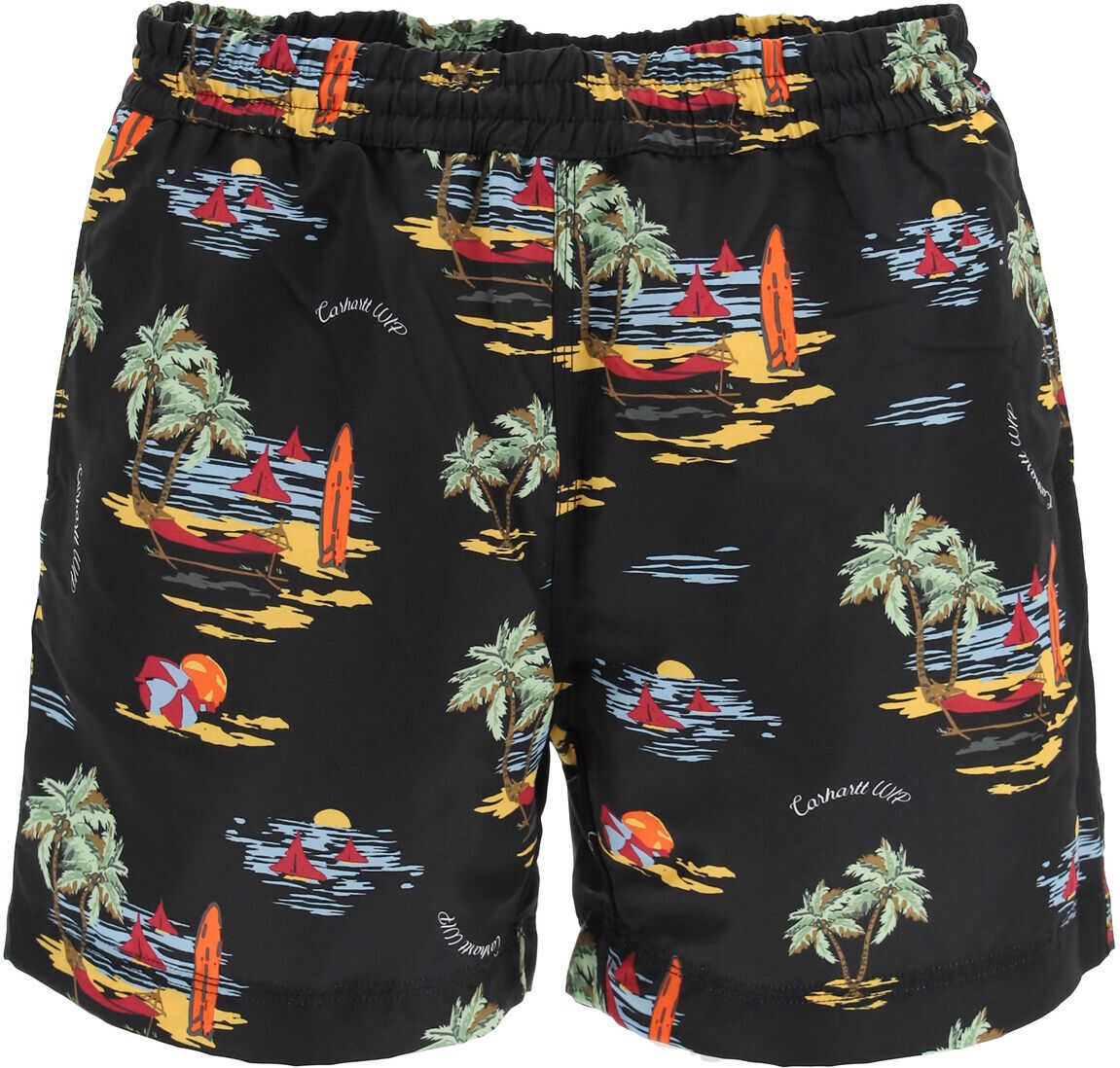 Carhartt Drift Swim Trunks I015812 03 BEACH PRINT BLACK