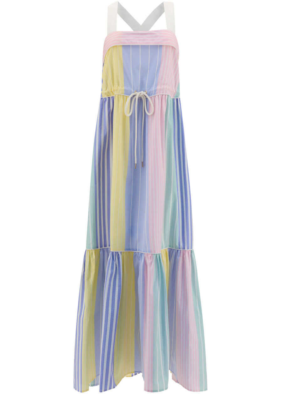 Tommy Hilfiger Archive Maxi Dress WW0WW30915 LEMON ICE/MULTI