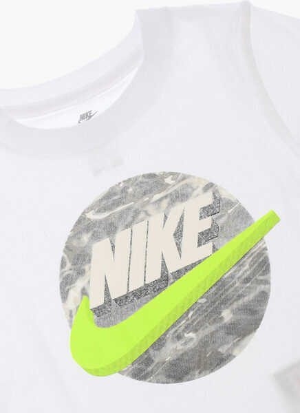 Tricouri Nike Printed T-Shirt White Baieti (BM 8421795) 2