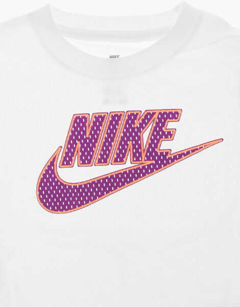 Tricouri Nike Embroidered T-Shirt White Baieti (BM 8421798) 2