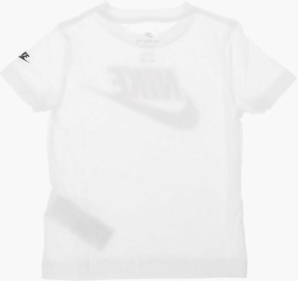 Tricouri Nike Embroidered T-Shirt White Baieti (BM 8421798) 3
