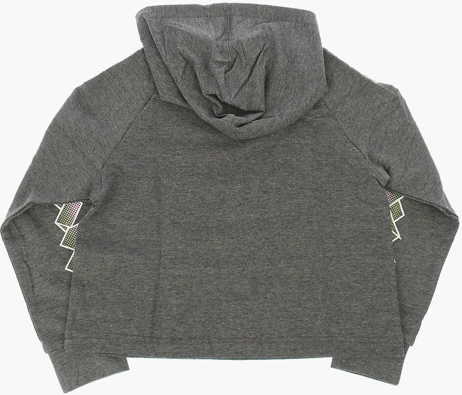 Bluze de trening Converse Printed Hoodie Sweatshirt Gray Baieti (BM 8421816) 3