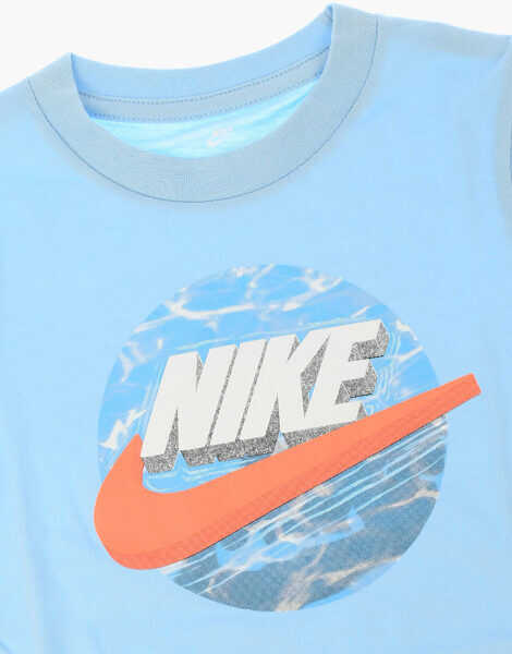 Tricouri Nike Printed T-Shirt Light Blue Baieti (BM 8421834) 2