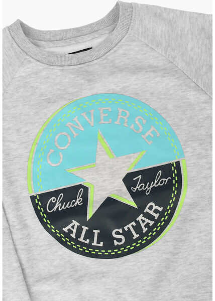 Bluze de trening Converse Printed Sweatshirt Gray Baieti (BM 8421846) 2