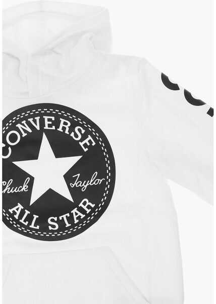 Hanorace Converse Printed Sweatshirt White Baieti (BM 8421858) 2