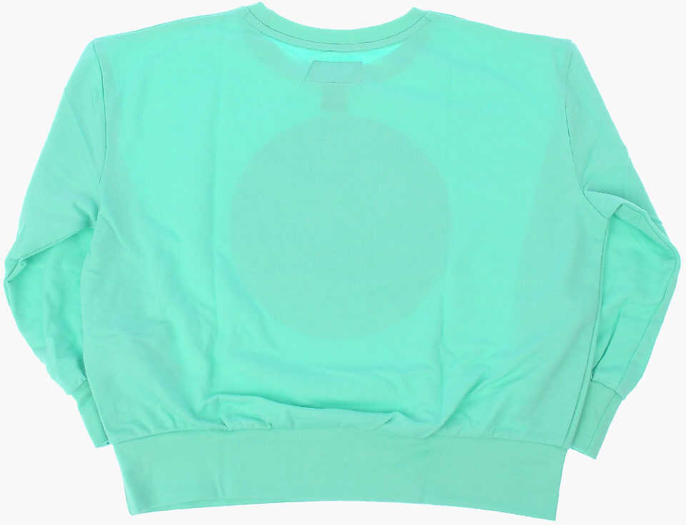 Bluze de trening Converse Printed Sweatshirt Light Blue Baieti (BM 8421879) 3