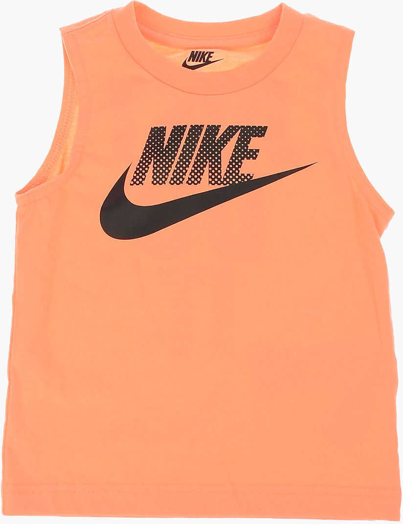 Tricouri Nike Sleeveless T-Shirt And Shorts Set Orange Baieti (BM 8421888) 2